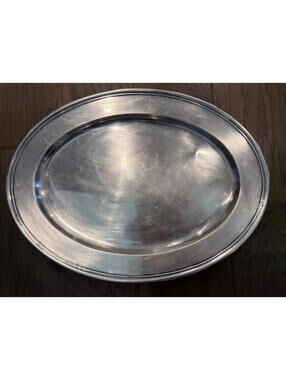 Gorham YC417 Silverplate Serving Tray 20” Oval Large Ornate